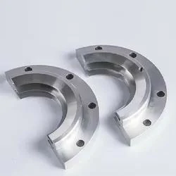 Abrasive Blasting Description: High-pressure airflow sprays fine abrasive media to strip tool marks, forming uniform matte frosted texture.
